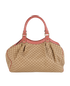 Medium Sukey Tote, &pound;350, Handbags, Beige/Pink, Canvas, Back view